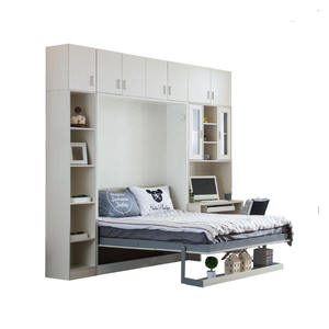<span class=keywords><strong>Armoire</strong></span> de chevet en acier Simple, petit <span class=keywords><strong>lit</strong></span> mural pliable en duvet, avec matériel de bureau de <span class=keywords><strong>studio</strong></span>, 2022 - Product Image 2