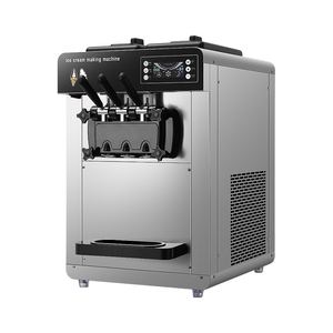 Grenzüberschreitende elektrische Edelstahl-12-Liter-Dreikopf-<span class=keywords><strong>Softeismaschine</strong></span> für den gewerblichen Einsatz, ideal für den Straßenverkauf, automatisch - Product Image 2
