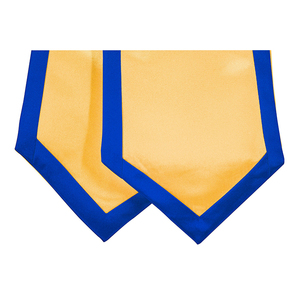 Sciarpa di laurea personalizzata 2023 di alta qualità in tessuto satinato personalizzato Logo stampato giudice Costume per primavera foglia di Argyle - Product Image 4