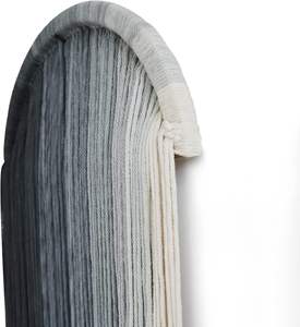 Personnaliser Macramé Tenture Murale Teint Dip 100% Coton Tissu Décor pour Salon Chambre Moderne 20 Pouces En Gros - Product Image 3