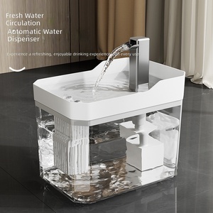 Fontanella d'Acqua Automatica per Cani e Gatti, Silenziosa, Grande Capacità, Ricaricabile, Dispenser di Acqua Circolante in Plastica - Product Image 4