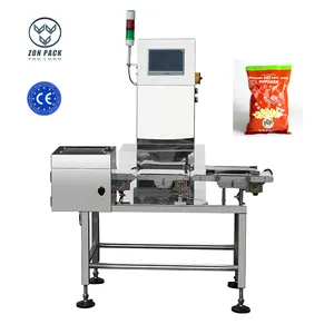 Productos/proveedores de China. Pesadora de control en línea automática para la industria alimentaria con cinturón de PU blanco