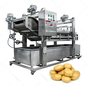 Planta de procesamiento automático Industrial, línea de producción de patatas fritas frías, máquina de fabricación de patatas fritas, precio de la India