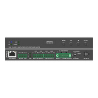 FHB AMP-30D 30W Dante DSP Amplifikatör 2x15W Sınıf D AES67 48V Phantom PoE Web GUI RS-232 Kontrolü