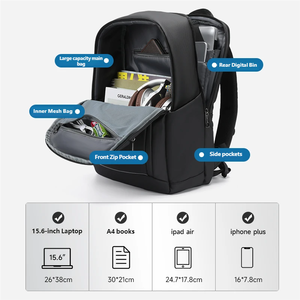 Mochila para Portátil Tigernu, Nueva Llegada, Venta al por Mayor, Impermeable, Antirrobo, para Exteriores - Product Image 3