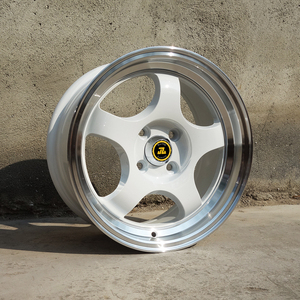 Jiangzao Maßgefertigte Leichtmetallfelgen Schwarz 4-Loch 4*100 15 Zoll PKW-Felgen Räder - Product Image 2