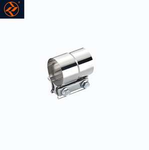 Klem Knalpot Performa Tinggi Sambungan Ujung Pipa Knalpot Baja Tahan Karat Selongsong Klem Otomotif Penghubung Pipa Knalpot - Product Image 3