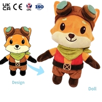 Fabricant de poupées personnalisées en coton biologique et en peluche longue - Créez votre propre design sur mesure, sans quantité minimale de commande