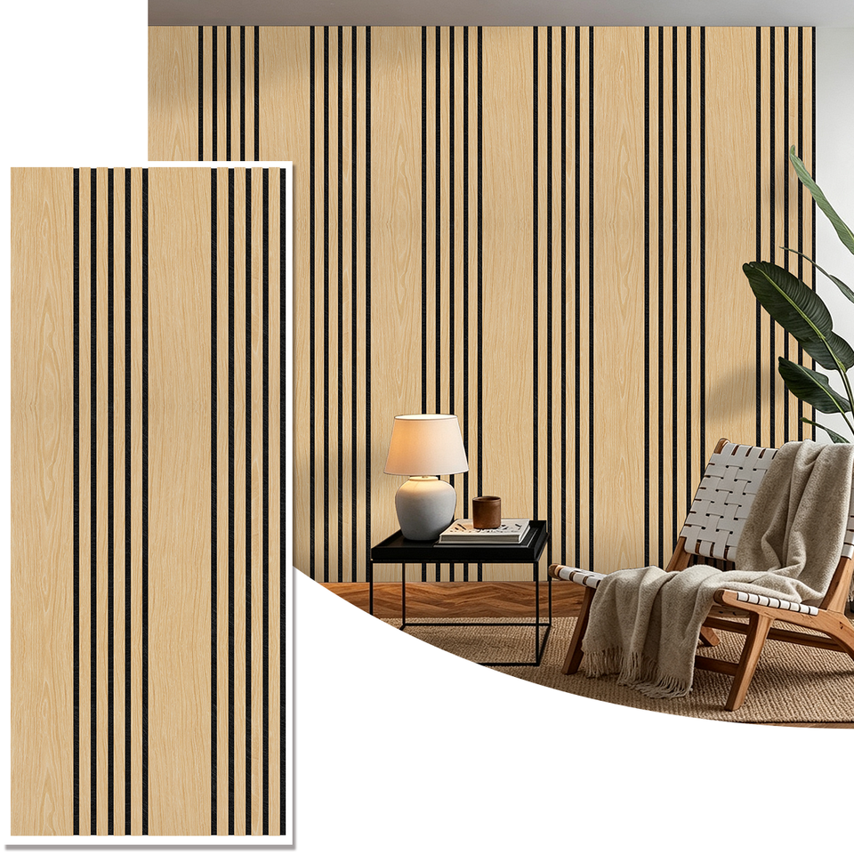 Wooden Veneer Acoustic Slat Panel Sound Absorbing Wall Ceiling Diffuser ...