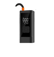 Compresseur d'air sans fil robuste 80W 150 PSI, pompe à air portable rechargeable 12V avec écran numérique, débit rapide 25L/min, 4 modes de gonflage