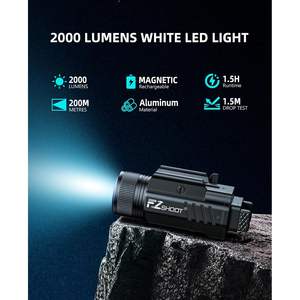 EZshoot 2000 Lumen Rechargeable Light Adjustable with QD and Magnetic Recharging Hunting Accessory - Product Image 3