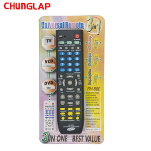 Phổ RM-88E điều khiển từ xa nhựa 3-in-1 TV <span class=keywords><strong>VCD</strong></span> <span class=keywords><strong>DVD</strong></span> từ xa cho thương mại nước ngoài xuất khẩu sang Đông Nam Á thị trường - Product Image 1