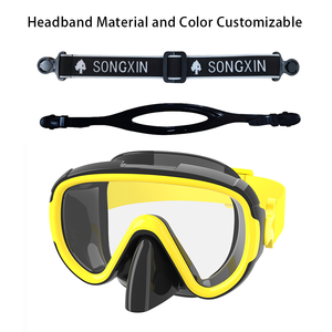 Neue Tauchausrüstung Tauchermaske Silikon Großer Rahmen Gehärtetes Glas oder PC-Linse Taucherbrille Schwimmausrüstung für Erwachsene - Product Image 4