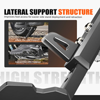 NICECNC Stand Samping yang Dapat Disesuaikan untuk Honda CRF300L Rally 2021-2026 CRF 300L 300 L CNC Aluminium Kickstand