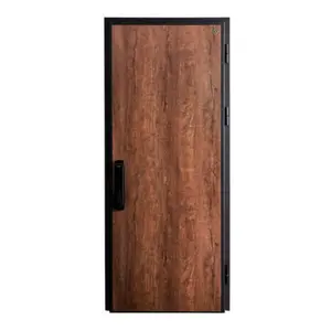 Porta PVC Blasata Dopcia Anta Con Pannelli Bugnati Di Acciaio Laminasi Pintu Italia