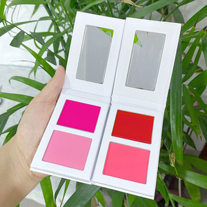 Paleta de Rubor Mineral 2 en 1 en Crema y Polvo, Alta Pigmentación, Acabado Mate y Aterciopelado, 2 Colores, Paleta de Rubor para Mejillas - Product Image 1