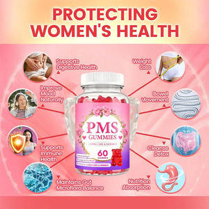 Gummies pour soulager les douleurs menstruelles chez les femmes, soutien pour le <span class=keywords><strong>syndrome</strong></span> prémenstruel, soulagement des crampes, forme de diamant, bonbons gélifiés à la lavande, soirée - Product Image 2