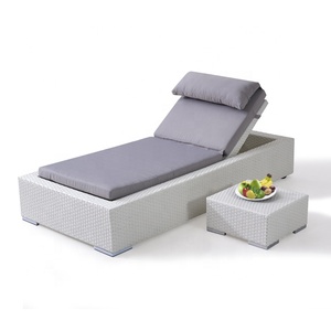 De mimbre cama solar aluminio <span class=keywords><strong>tumbona</strong></span> silla <span class=keywords><strong>tumbona</strong></span> Patio sofá-cama de playa piscina del Hotel muebles de salón al aire libre - Product Image 4