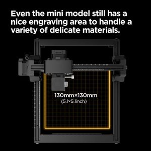 ACMER S1 One Frame Laser <b>Engraving</b> Machine Without Installation 2.5W Mini DIY Engraver <b>Tool</b> Ultra-Light Easy to Carry Class Port - Product Image 6