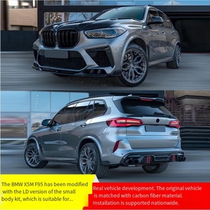 Convient pour BMW X5M <span class=keywords><strong>F95</strong></span> 19-22, version améliorée avec matériau en fibre de carbone véritable, kit carrosserie compact - Product Image 3