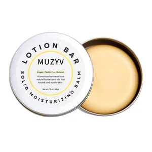 OEM Kem dưỡng da dưỡng ẩm Shea Butter không dùng nước Vegan rắn Lotion Bar