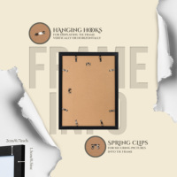 Bingkai Foto Grosir 3 Pcs 16x24 Bingkai Kayu MDF Bingkai Foto Dinding Besar Cocok untuk Poster dan Cetakan Standar