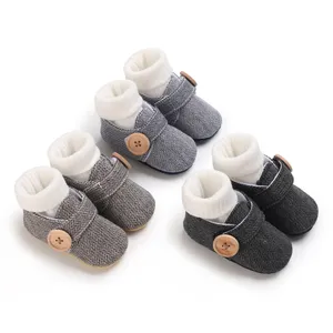 Baby shoes soft soles boys and girls flat shoes and socks combination 0-1 year children casual toddler shoes