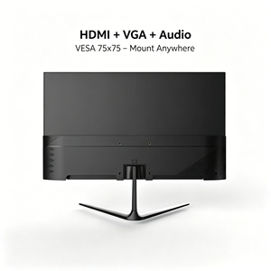 Moniteur FHD IPS <span class=keywords><strong>24</strong></span> <span class=keywords><strong>pouces</strong></span> 100Hz, écran d'ordinateur HDMI VGA, support VESA, support métallique, cadre fin pour le bureau, la maison et les jeux - Product Image 4