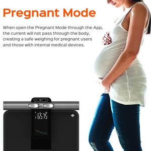 Écran VA coloré Échelle intelligente numérique Composition complète du corps Données Fréquence cardiaque et lecture de la graisse corporelle avec application d'analyse corporelle - Product Image 6