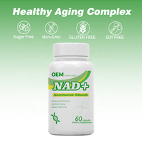 Complément NAD+ à Marque Blanche OEM/ODM : Capsules Liposomales de Nicotinamide Riboside Nucleosides 1000mg, Vitamines NAD et Resvératrol