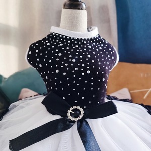 Ropa de perro de boda negra de lujo elegante en existencia perro chica sexy - Product Image 6