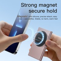Accessoire de Voyage Intelligent Magnétique 2025 pour Téléphone, Moniteur d'Écran Arrière pour Diffusion en Direct, Selfie et Vlog sur iPhone, Cadeau P03
