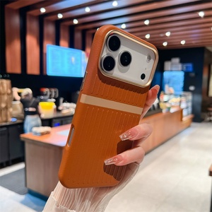 Nueva Funda de Teléfono de Cuero PU con Bloques de Color Estilo Equipaje para iPhone 17 Air, Funda Magnética con Tacto de Piel para iPhone 17 16 15 Pro Max - Product Image 6