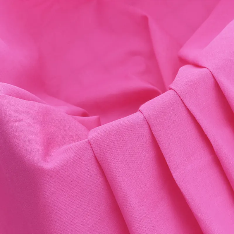 Pure Cotton Combed Plain Thin Shirt Dress Skin-Friendly Lining Fabric