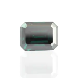 Fornitura di fabbrica Moissanite 0.1ct-4ct colore verde smeraldo chiarezza VVS taglio ottagonale taglio a gradino smeraldo utilizzato per set di gioielli