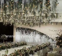 Offre Spéciale Fournisseur De Mariage 10 bras Décoration De Toile De Fond De Mariage A Mené Des Lumières D'étape Pour La Fête De Mariage Décor De Noël Lumières