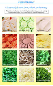 Coupe-légumes automatique de haute qualité <span class=keywords><strong>pour</strong></span> pommes de terre, oignons, <span class=keywords><strong>carottes</strong></span>, en cubes, en lanières, en morceaux, hachoir à légumes - Product Image 3