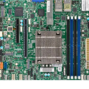 X12SDV-8C-SP6F X12SDV-4C-SP6F FlexATX Motherboard Embedded Intel Xeon D SoC DDR4 SATA New Dual 25GbE LAN Quad 1GbE LAN IPMI M.2 - Product Image 1