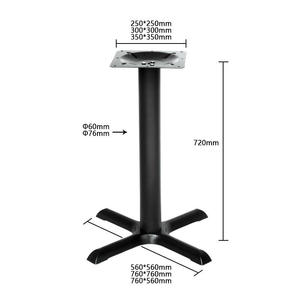 Base de Mesa de Hierro Resistente con Patas Cruzadas para Cafeterías y Restaurantes, Estructura de Hierro, Diseño Moderno, Muebles para Restaurantes - Product Image 3