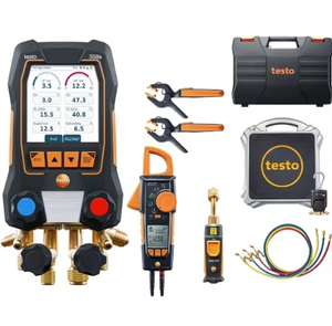 ชุดเกจวัดความดันสารทำความเย็นดิจิตอลอัจฉริยะ Testo 558s แบบ 4 ทาง พร้อมหน้าจอสัมผัสสีขนาด 5 นิ้ว - Product Image 5