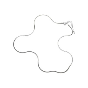 Chaîne de pull en acier inoxydable 316L plaqué or 18 carats, chaîne serpent <span class=keywords><strong>ronde</strong></span> pour fille, longueur 120 cm, vente en gros - Product Image 6