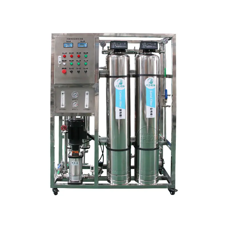 Sistema automático de RO de acero inoxidable Planta de filtración Purificación de agua Diálisis RO Planta de tratamiento de agua