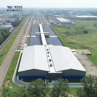 Edificio de Estructura de Acero Galvanizado, Diseño Flexible, Centro Deportivo Multi-sala, Estructura de Acero de Gran Vano