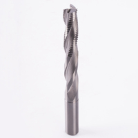 Fraise à queue CNC en carbure monobloc haute précision à 2 dents, spirale, pour ébavurage et gravure, vente chaude OEM/ODM