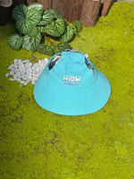 Chapeau Bob pour Chien en Nylon Respirant d'Été avec Sangle Mentonnière Réglable - Protection Anti-UV pour Activités de Plein Air et Pêche