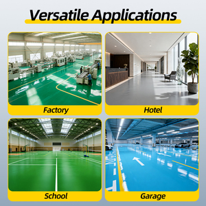Résine époxy liquide autolissante 100 % solide sans solvant pour revêtement de sol, protection environnementale pour usage industriel URBVO - Product Image 6