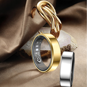 Bague connectée Black Tech pour la santé et le fitness, surveillance du <span class=keywords><strong>sommeil</strong></span>, fréquence cardiaque et oxygène sanguin, capture de photos à distance - Product Image 1