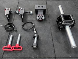 כבל משקל מערכת כושר גלגלת כושר מצורף ציוד כושר לבית כושר למשוך מטה, אימון זרוע - Product Image 2