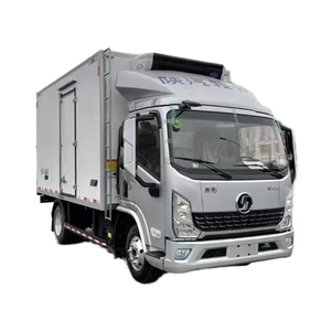 Nouveau <span class=keywords><strong>camion</strong></span> frigorifique Shacman 4x2 5 <span class=keywords><strong>tonnes</strong></span>, transmission manuelle diesel, compresseur de réfrigération, pour le transport de légumes et de produits congelés - Product Image 1