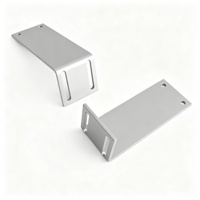 Pièces de fabrication en tôle d'acier inoxydable 304 de haute précision, support en forme de L, revêtement en poudre, service de soudage
